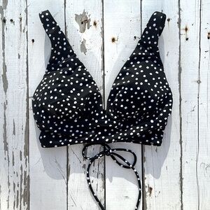 Beach Betty Retro Polka Dot Tankini Bikini Top
